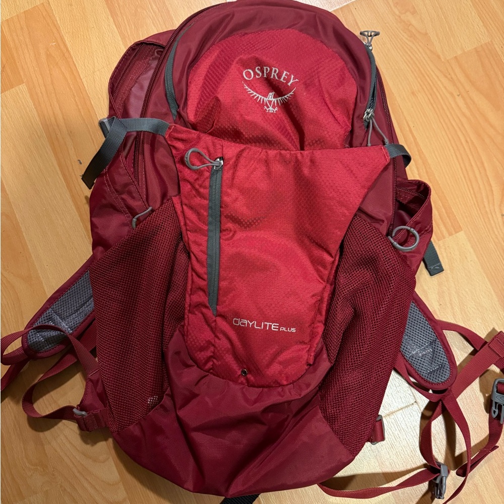 Osprey Daylite Plus Backpack in Rich Burgundy